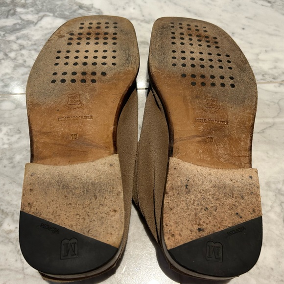 Bruno Magli Suede Tan Men’s Loafer - Picture 4 of 5